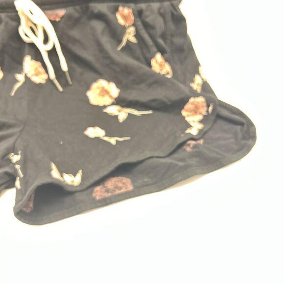 PHILANTHROPY Black Floral Romper XL Drawstring Waist Pockets NWOT - Picture 7 of 7